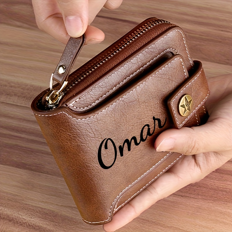 Personalized Name Box - Özel İsim Erkek Cüzdanı Hediye Şık