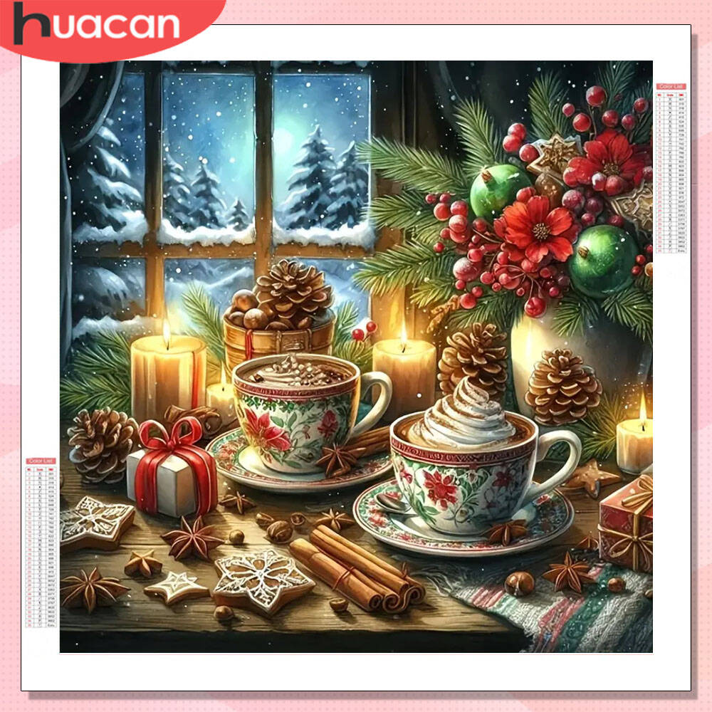 HUACAN Elmas Boyama Kahve Finc - Photo Mosaic Print incelemesi ve fiyatı